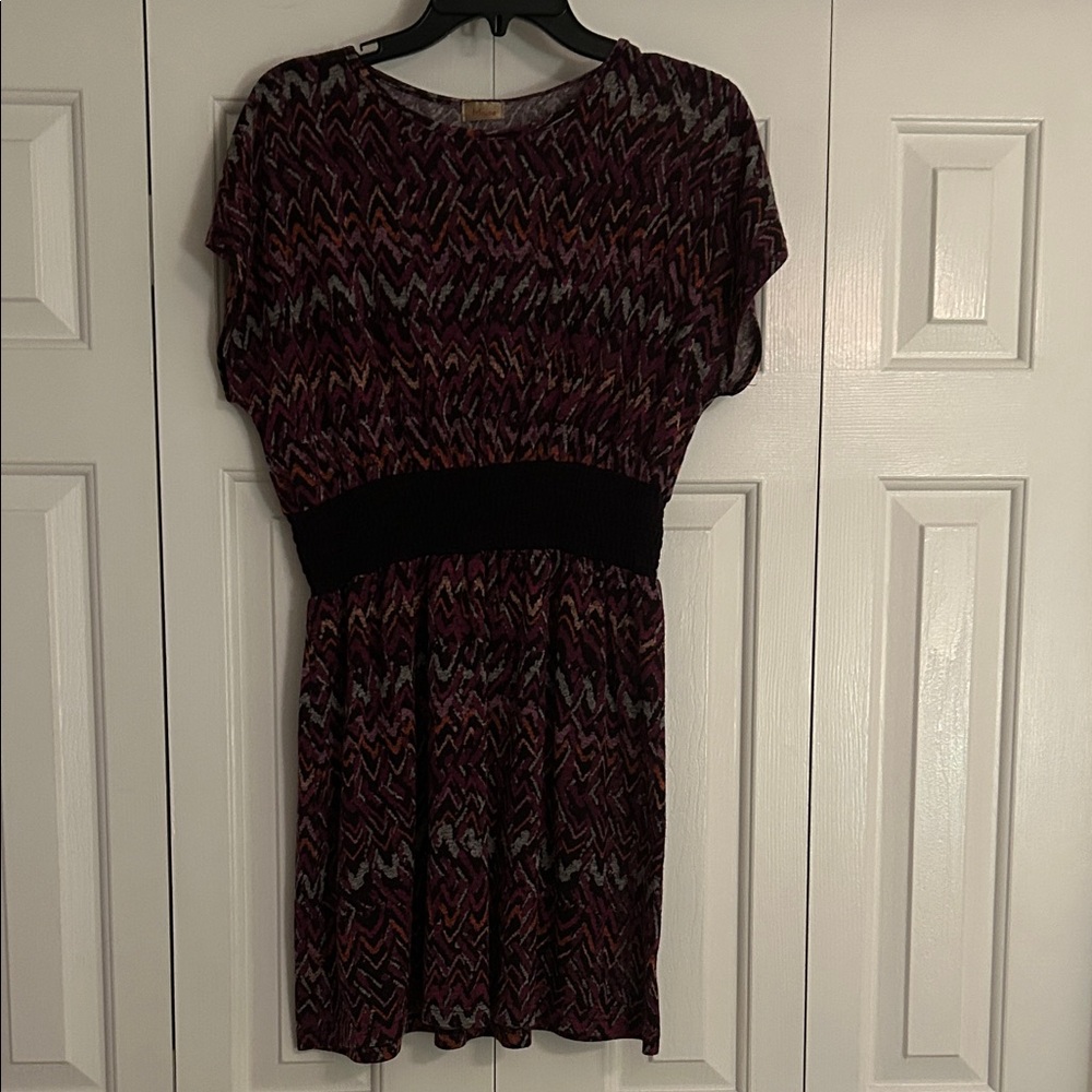 Stylish Women's Zigzag Mini Dress